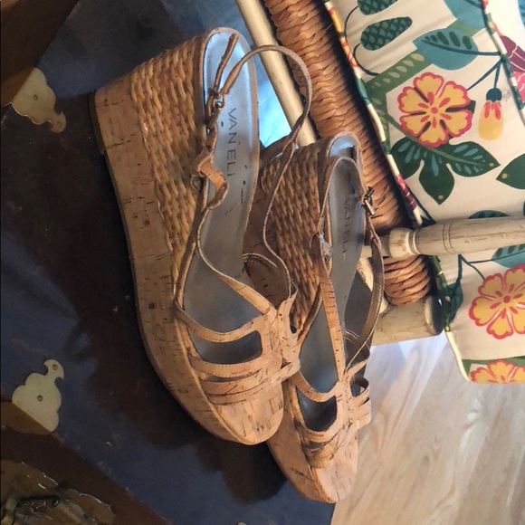 Van Eli Cork Wedges - Picture 2 of 2